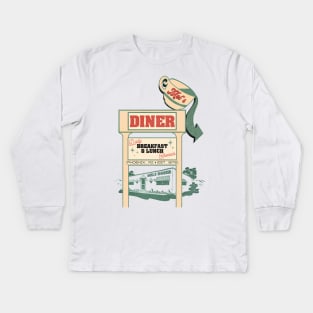 Mel's Diner Kids Long Sleeve T-Shirt